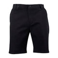 QURESHI SAMPS ARTICLE #5088 Black Classic Tailored Chino Shorts