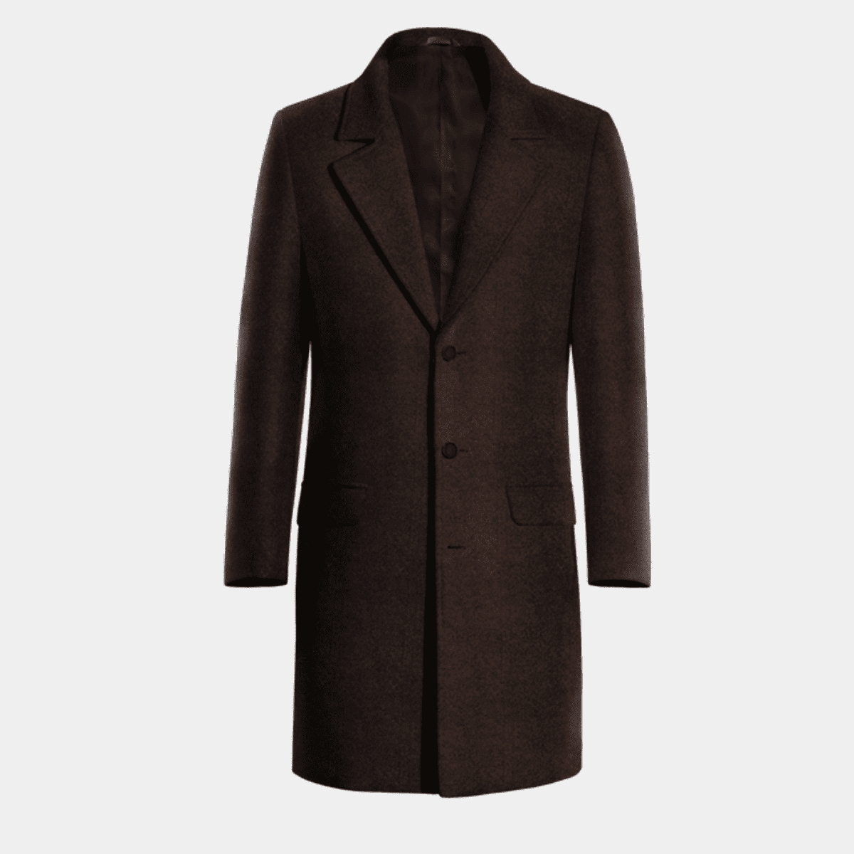 QURESHI SAMPS ARTICLE #5094 Burgundy Long coat (wool)